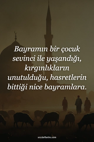 Bayramın bir çocuk sevinci ile yaşandığı, kırgınlıkların unutulduğu, hasretlerin bittiği nice…