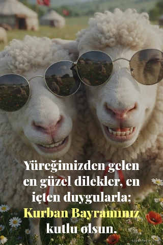 Yüreğimizden gelen en güzel dilekler, en içten duygularla; Kurban Bayramınız kutlu olsun.